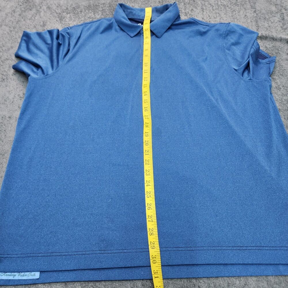 Robert Graham Men's Blue Polo Shirt Short Sleeve Logo Size 2XL - Picture 8 of 14